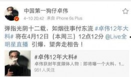 去年卓伟爆料视频播放时间,揭秘娱乐圈幕后真相